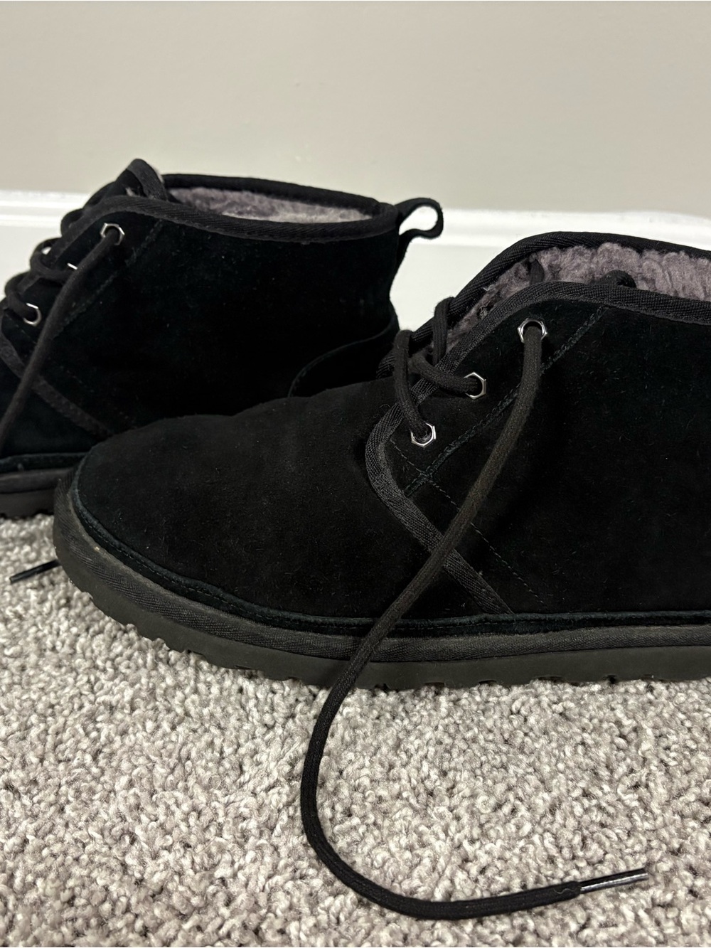 UGG Men's Black Suede Chukka Boots